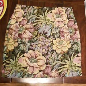 TOPSHOP Floral Skirt